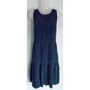 LOFT Dress Sleeveless Blue Women's Large